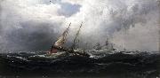 James Hamilton After a Gale Wreckers USA oil painting artist